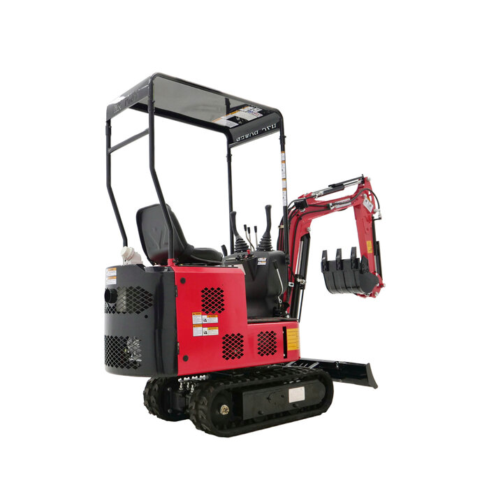 Hzc / Landworks hybrid Mini excavator petrol, and electric, 810 kg