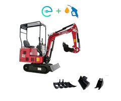 Hzc / Landworks Hybride Minigraafmachine Benzine, En  Elektrisch, 810 Kg