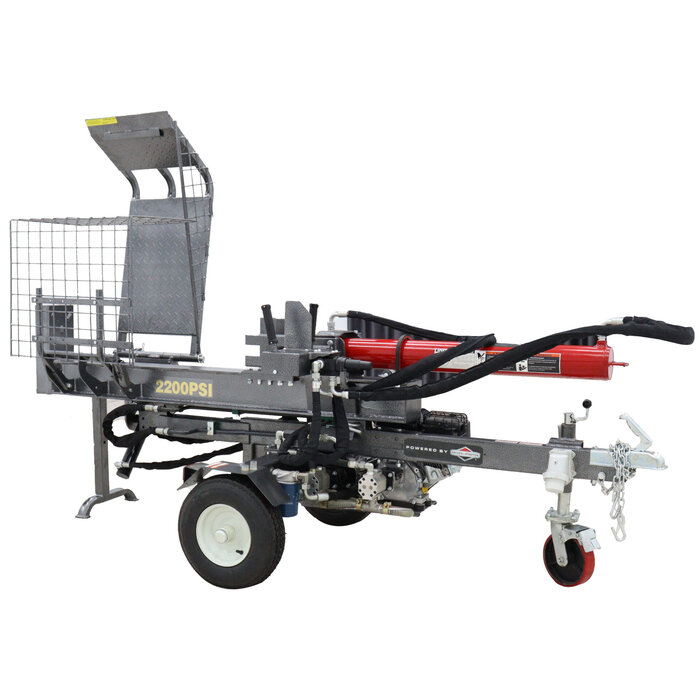 Hzc / Landworks 22T Liggede Houtklover HS22331H: Krachtige Hybrid Houtklover voor Zware Klussen