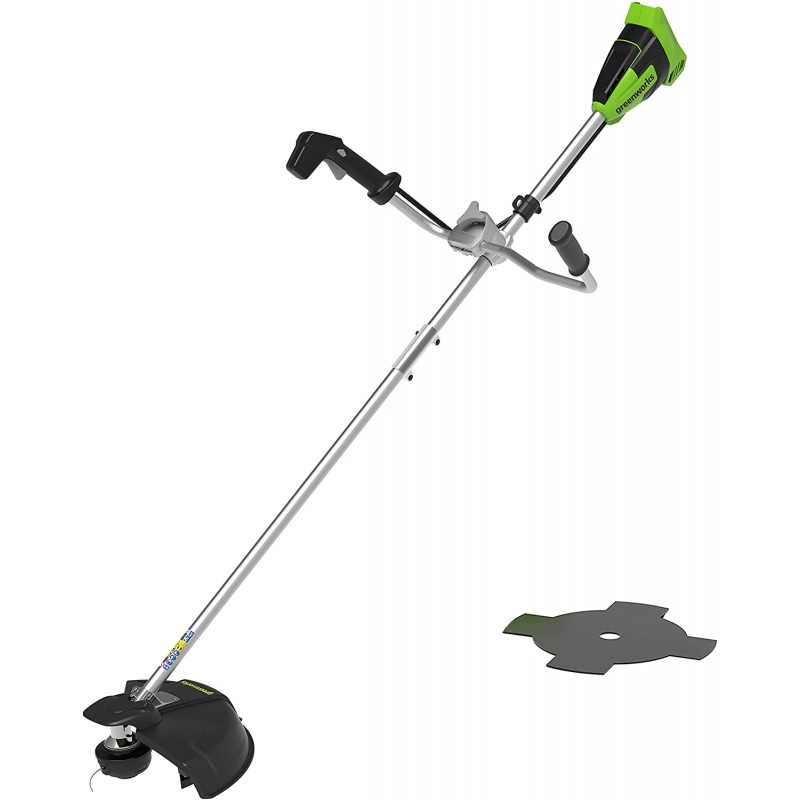 Greenworks 40 Volt Cordless Trimmer and Brushcutter GD40BCBK4