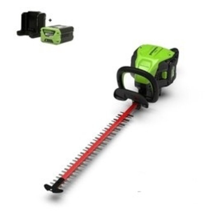 Greenworks 60 Volt cordless hedge trimmer GD60HTK2