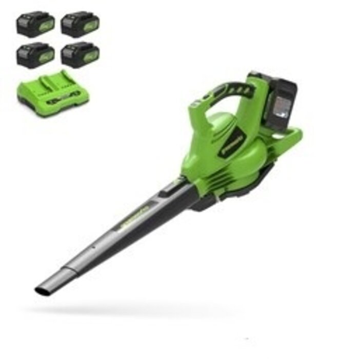 Greenworks 48 VOLT (2X24 VOLT) BATTERY LEAF BLOWER AND PISTON