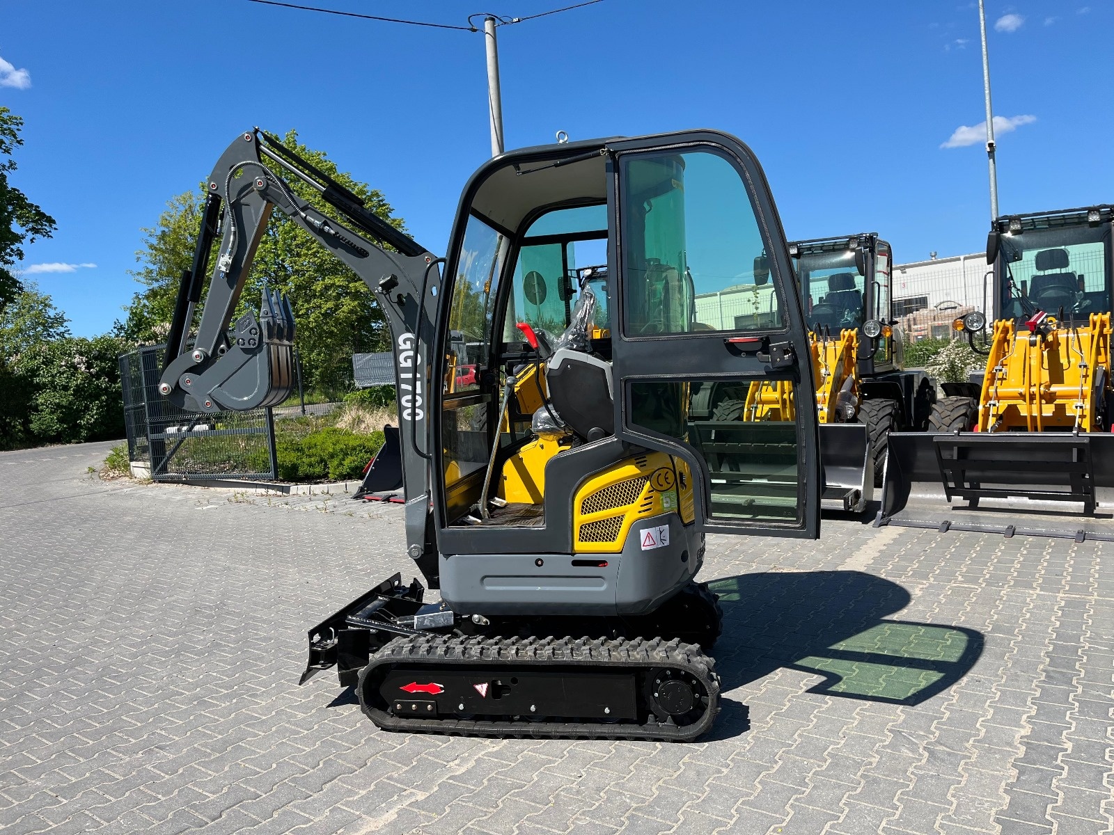 Günter Grossmann GG 1700 Mini graafmachine 3 cilinder kubota -