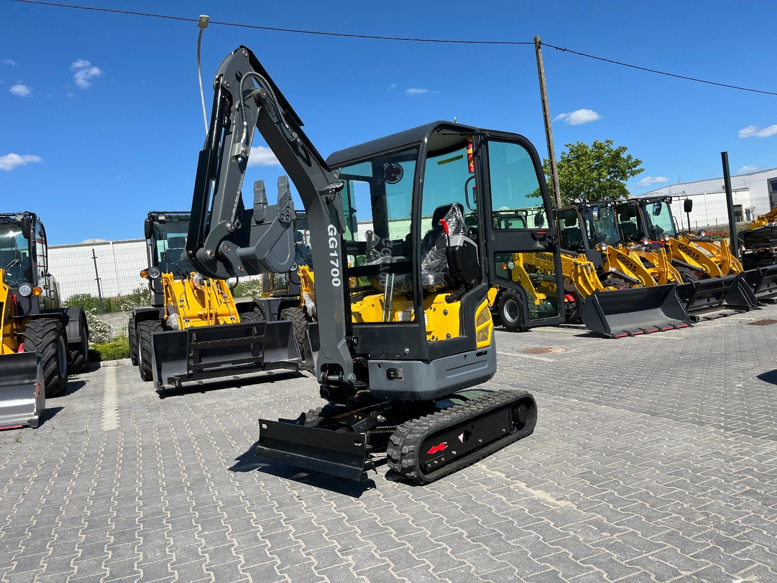 Günter Grossmann GG 1700 Mini graafmachine 3 cilinder kubota -