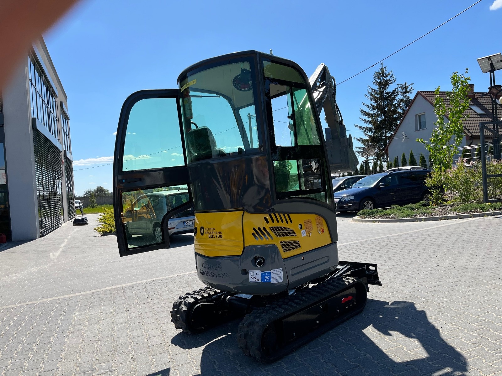 Günter Grossmann GG 1700 Mini graafmachine 3 cilinder kubota -