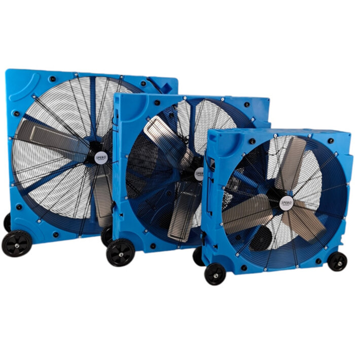 Spero tools Industrieller Axial-Standventilator 90 cm