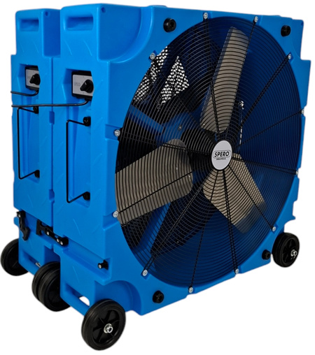 Spero tools Industrieller Axial-Standventilator 90 cm