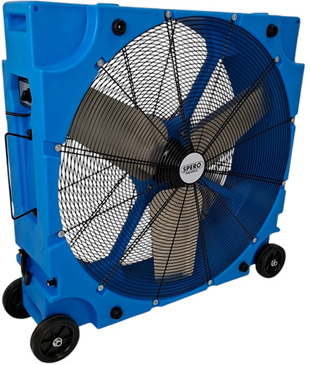 Spero tools Industrieller Axial-Standventilator 90 cm