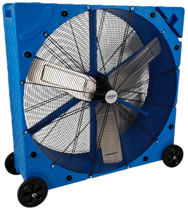 Spero tools Industriële Axiale Vloerventilator 120 cm: Turbo Prestaties voor Maximale Ventilatie
