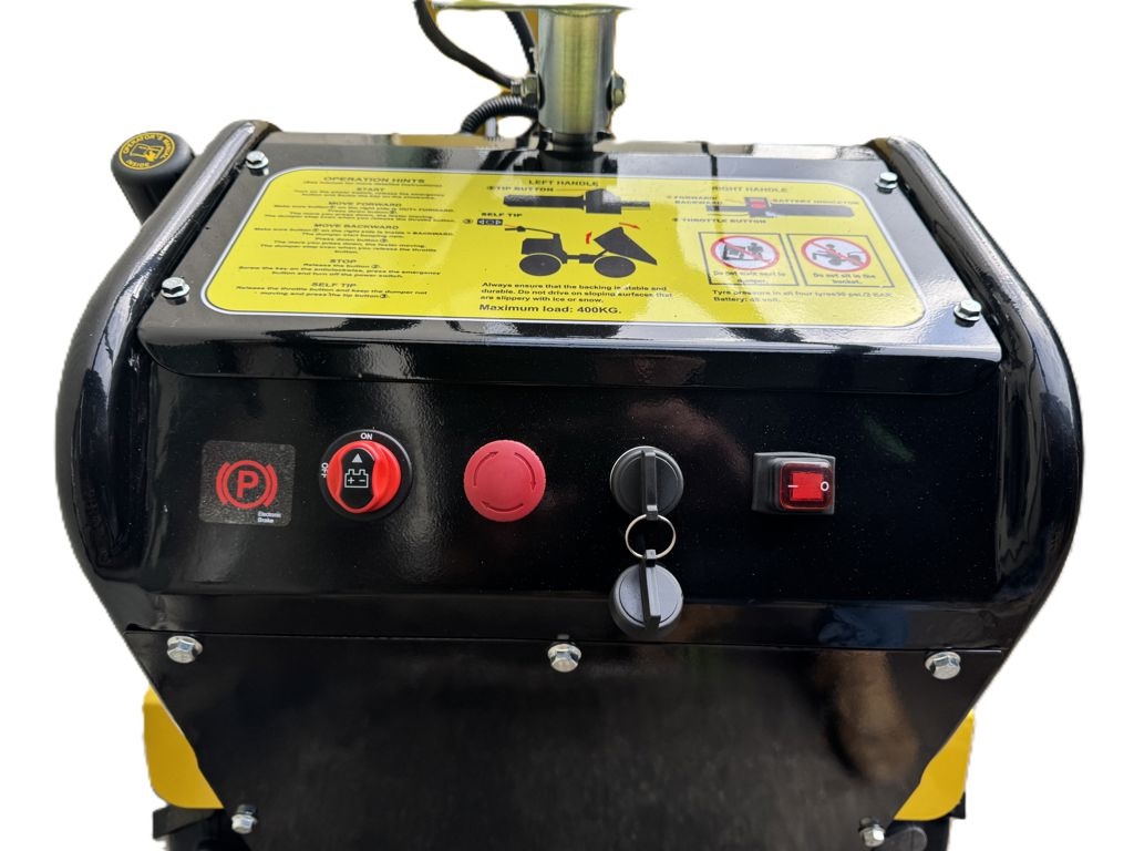 Rocky ROCKY EBY400T Elektrische Minidumper 400kg – Wendbare Krachtpatser met Knikbesturing