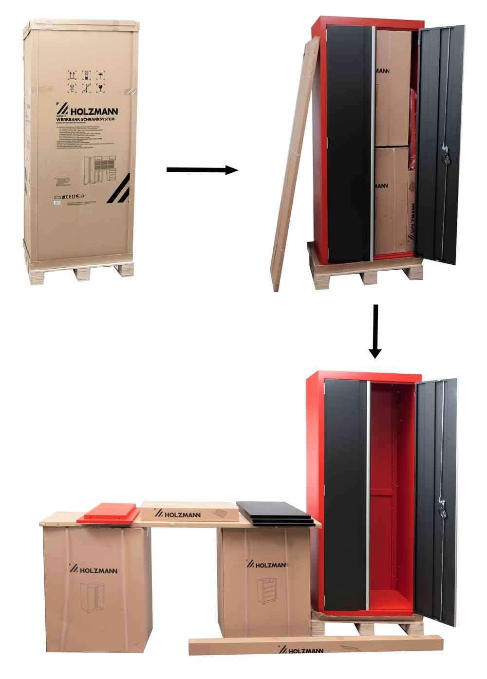Holzmann Workbench cabinet system