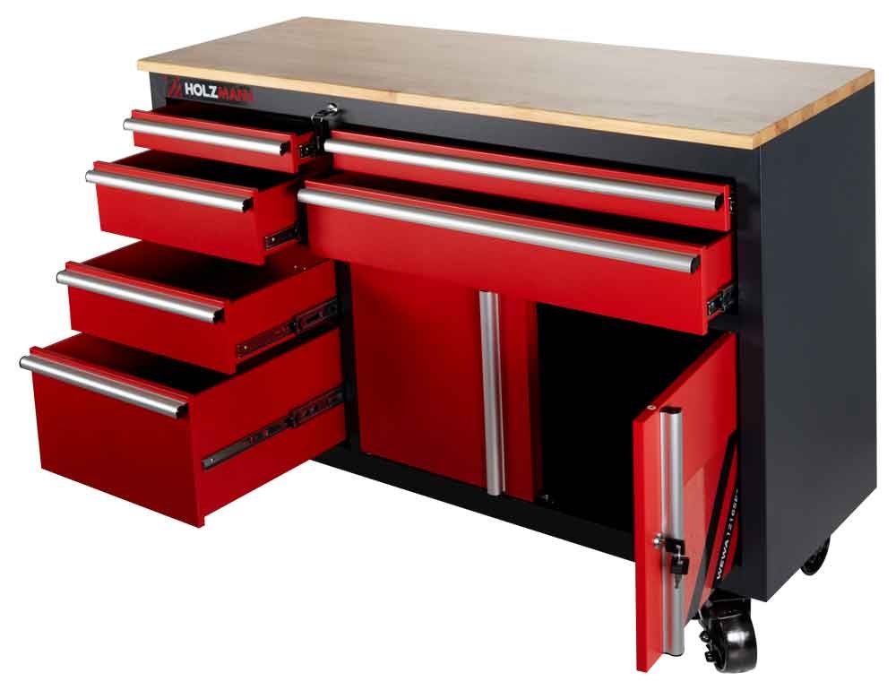 Holzmann Werkbank Werkstattwagen SET