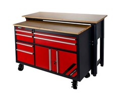 Holzmann Werkbank Werkstattwagen SET