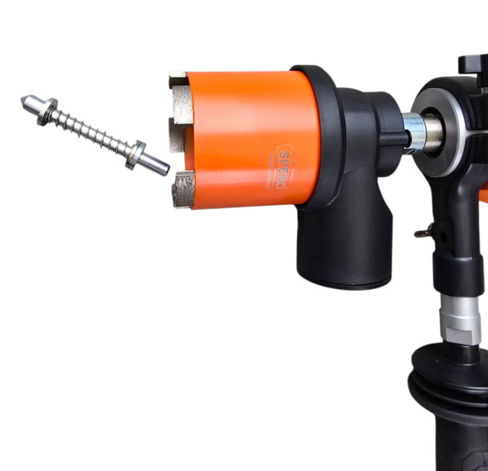 Spero tools Diamantbohrmaschine mit einer Leistung von 1900 Watt,