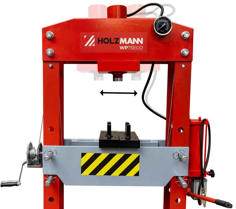 Holzmann Werkstattpresse 75 Tonnen Werkstattpresse 75 Tonnen WP75ECO