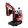 Mini excavator SDKB800, diesel, 814 kg, narrow