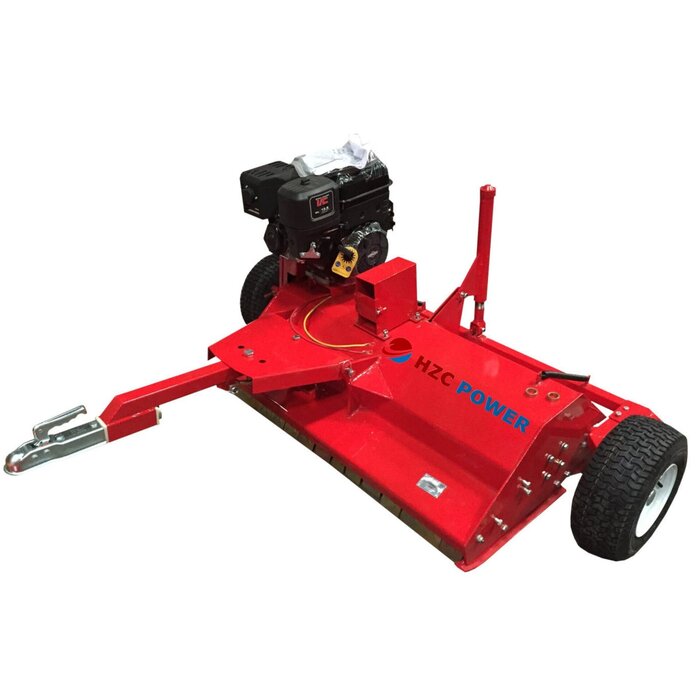 hzc Klepelmaaier, 99 cm werkbreedte, 13 pk met Briggs & Stratton benzinemotor, ATV-tractor, maaier, met trekhaak voor trekkende voertuigen (AT100ZF)