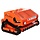 Remote-controlled robotic lawnmower, mowing disc, 15 HP, cutting width 86 cm, mower with remote control, controller (FM86)