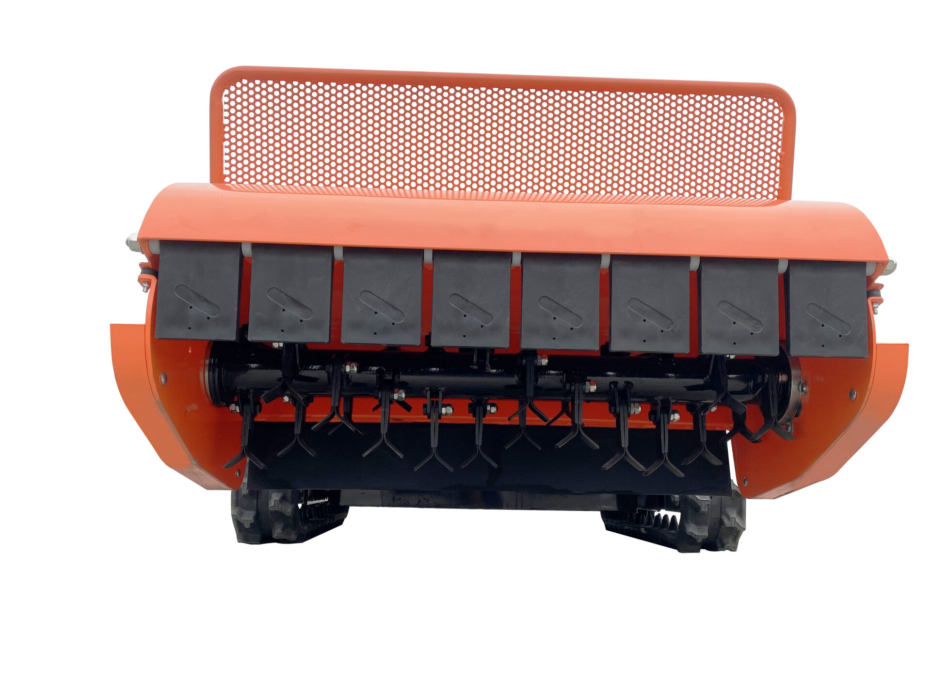 hzc Remote-controlled robotic lawnmower, flail mower, 15 HP, cutting width 76 cm, mower with remote control, controller (FM76A)