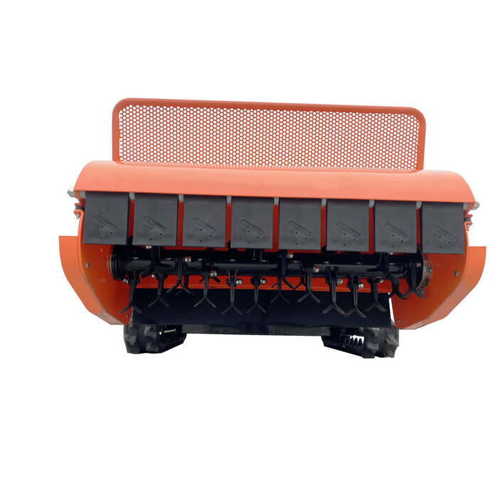 hzc Remote-controlled robotic lawnmower, flail mower, 15 HP, cutting width 86 cm, mower with remote control, controller (FM86A)