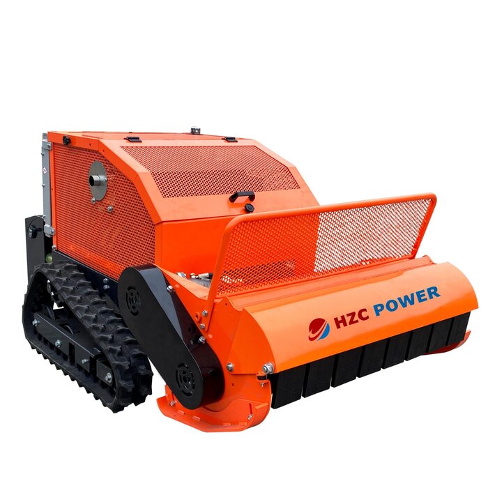 hzc Mähroboter mit Fernbedienung, Schlegelmäher, 23 PS, Schnittbreite 86 cm, Mäher mit Fernbedienung, Controller (FM86Y)