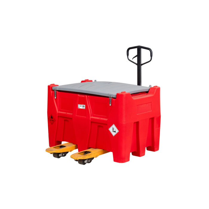 MW TOOLS Mobile COMBI storage tank for 400 liters of diesel and 50 liters of AdBlue