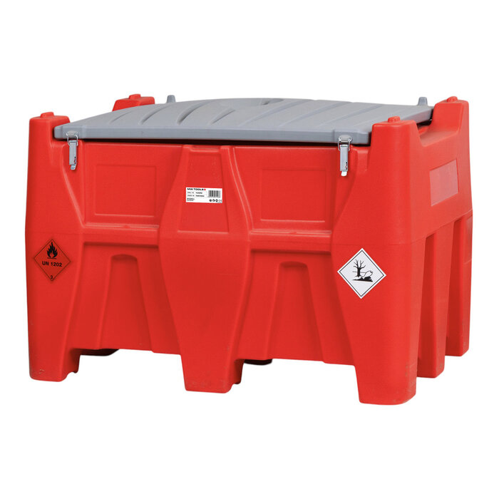 MW TOOLS Mobile COMBI storage tank for 400 liters of diesel and 50 liters of AdBlue