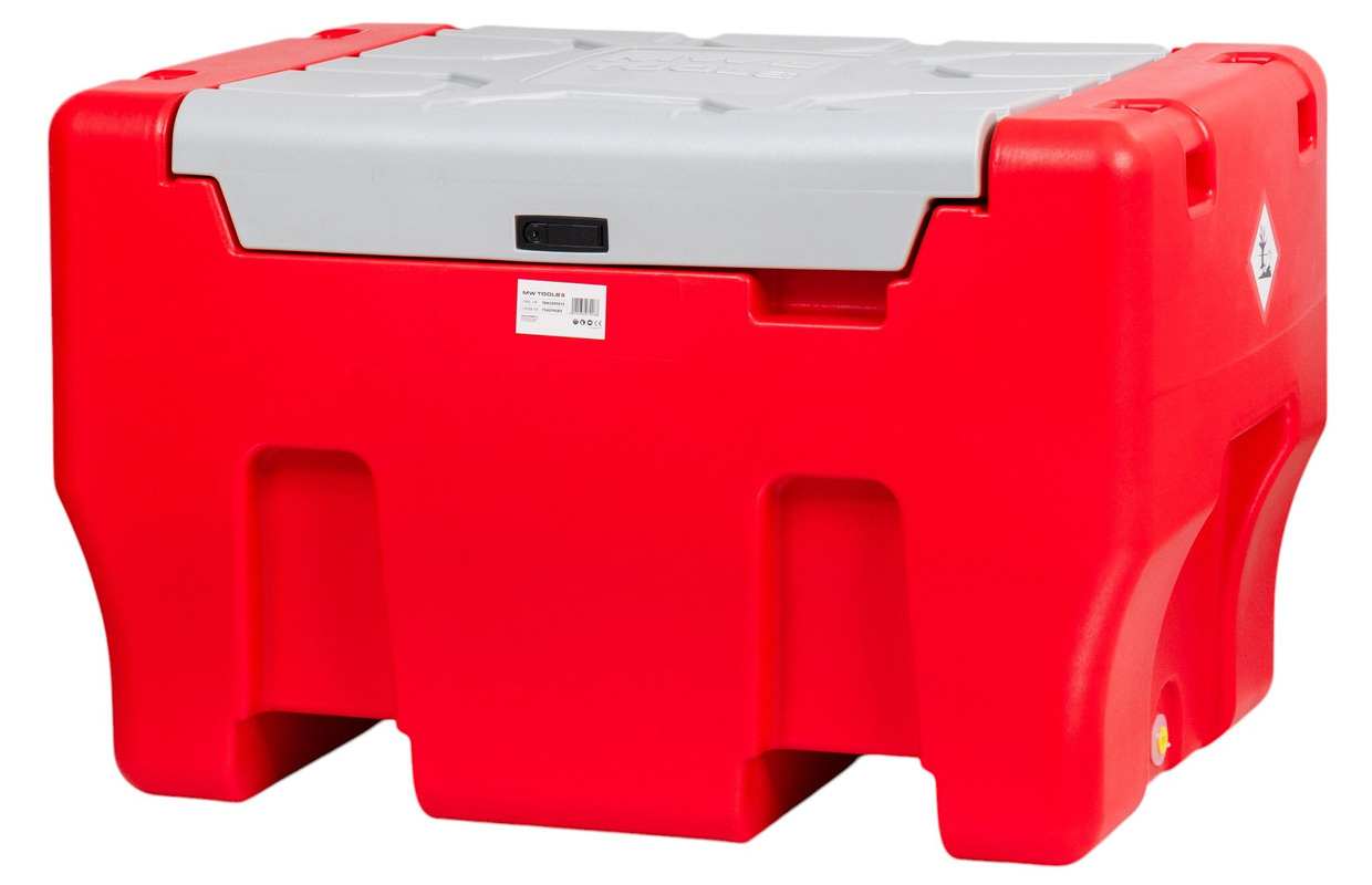 MW TOOLS Tank diesel Rood PE 330 l + ad blue 50l, pomp 12V MW Tools