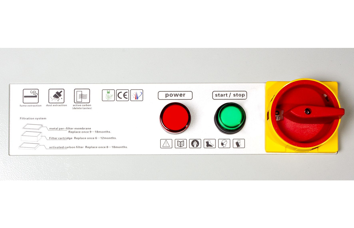 MW TOOLS Mobile welding extraction 1600M³/H 1.1KW 230V MW Tools