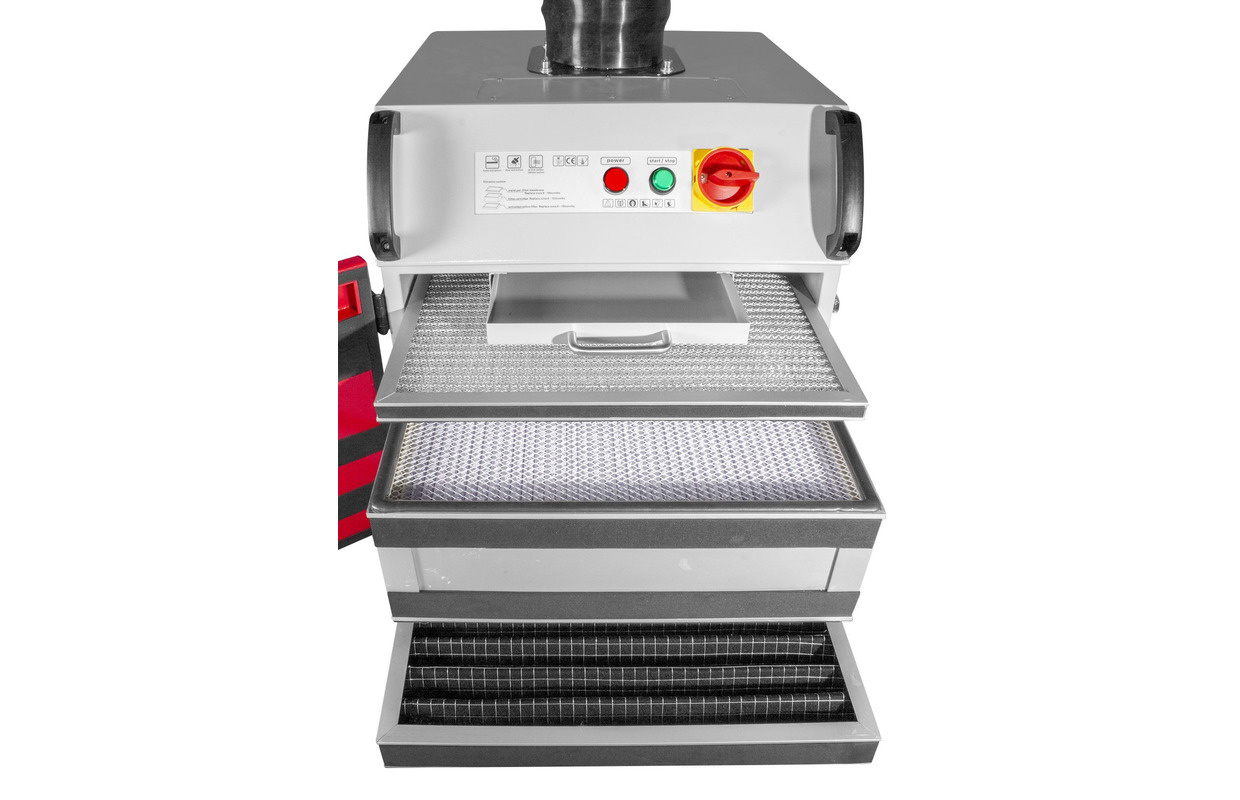 MW TOOLS Mobile welding extraction 1600M³/H 1.1KW 230V MW Tools