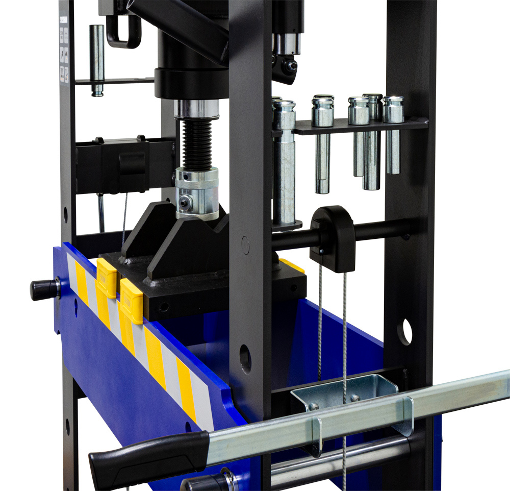 Mammuth Werkplaatspers lucht hydraulisch met voetpedaal 50 ton