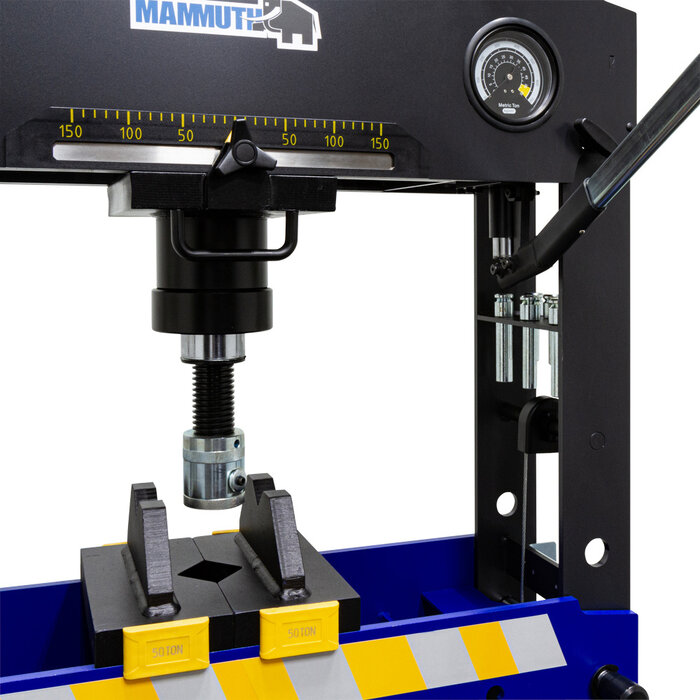 Mammuth Werkstattpresse lufthydraulisch mit Fußpedal 50 Tonnen