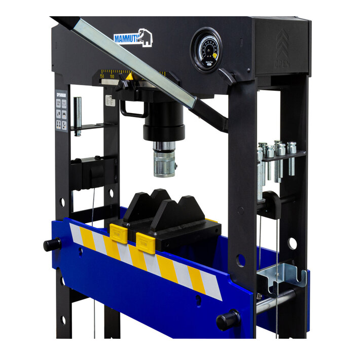 Mammuth Werkplaatspers lucht hydraulisch met voetpedaal 50 ton