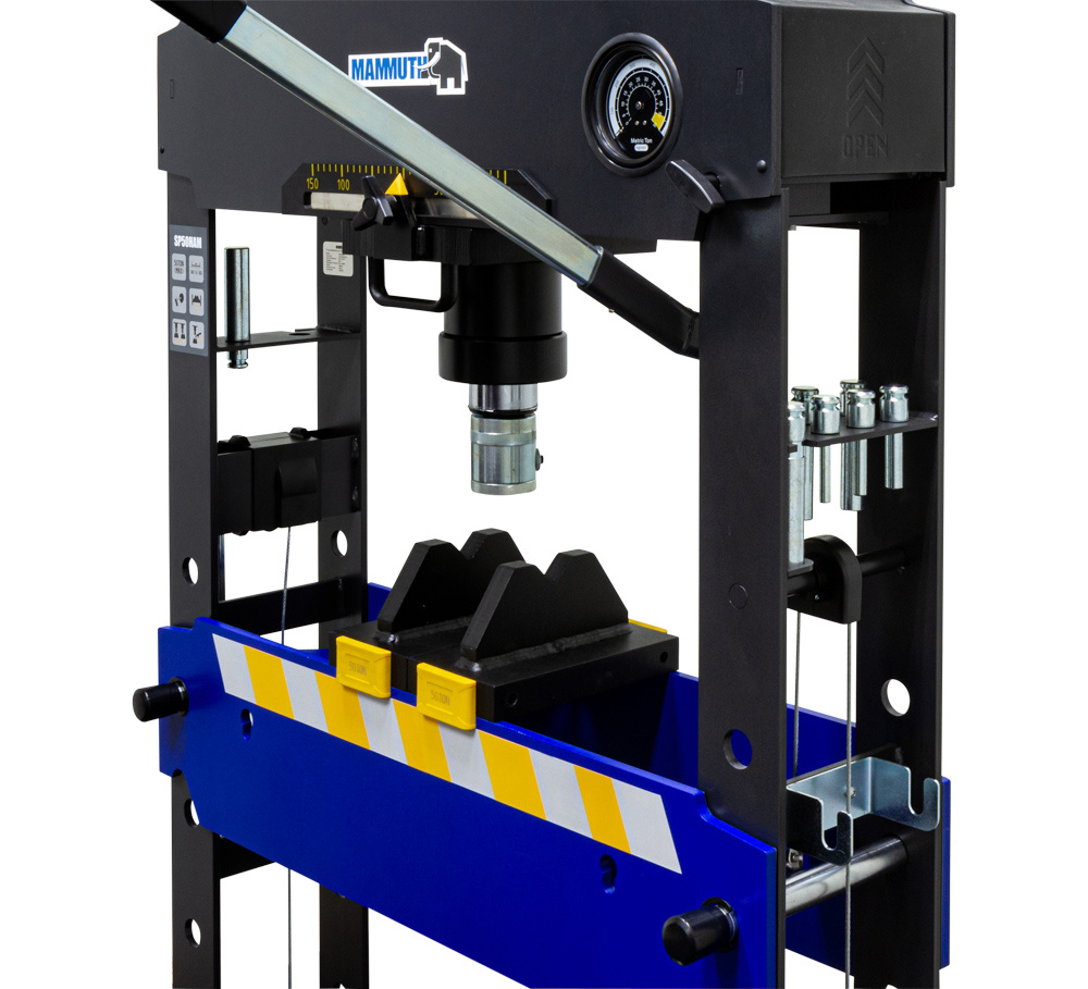 Mammuth Werkstattpresse lufthydraulisch mit Fußpedal 50 Tonnen