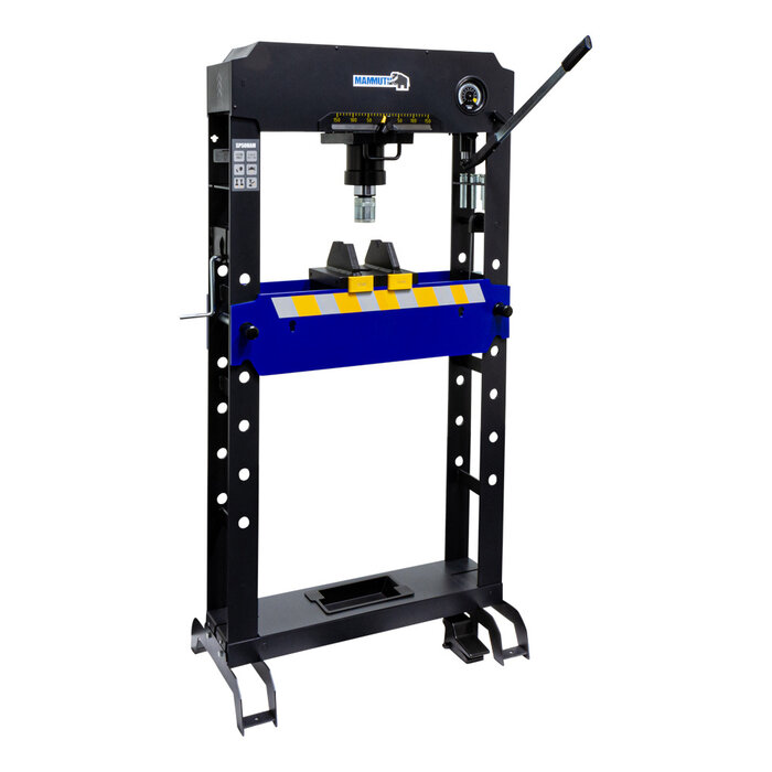 Mammuth Werkplaatspers lucht hydraulisch met voetpedaal 50 ton