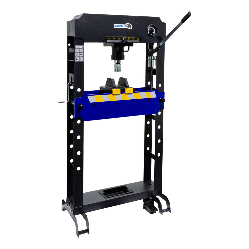 Mammuth Werkstattpresse lufthydraulisch mit Fußpedal 50 Tonnen