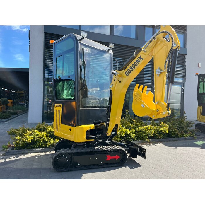 Günter Grossmann Mini graafmachine GG800NXC