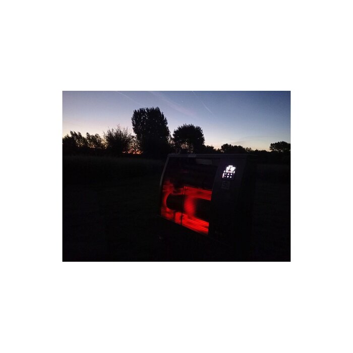 MW TOOLS Infrarood dieselstraler Pro 16 kW silver 180-920 m³