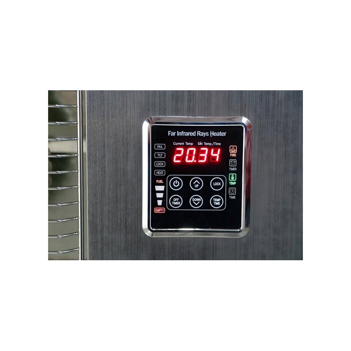 MW TOOLS Infrared diesel heater Pro 16 kW silver 180-920 m³