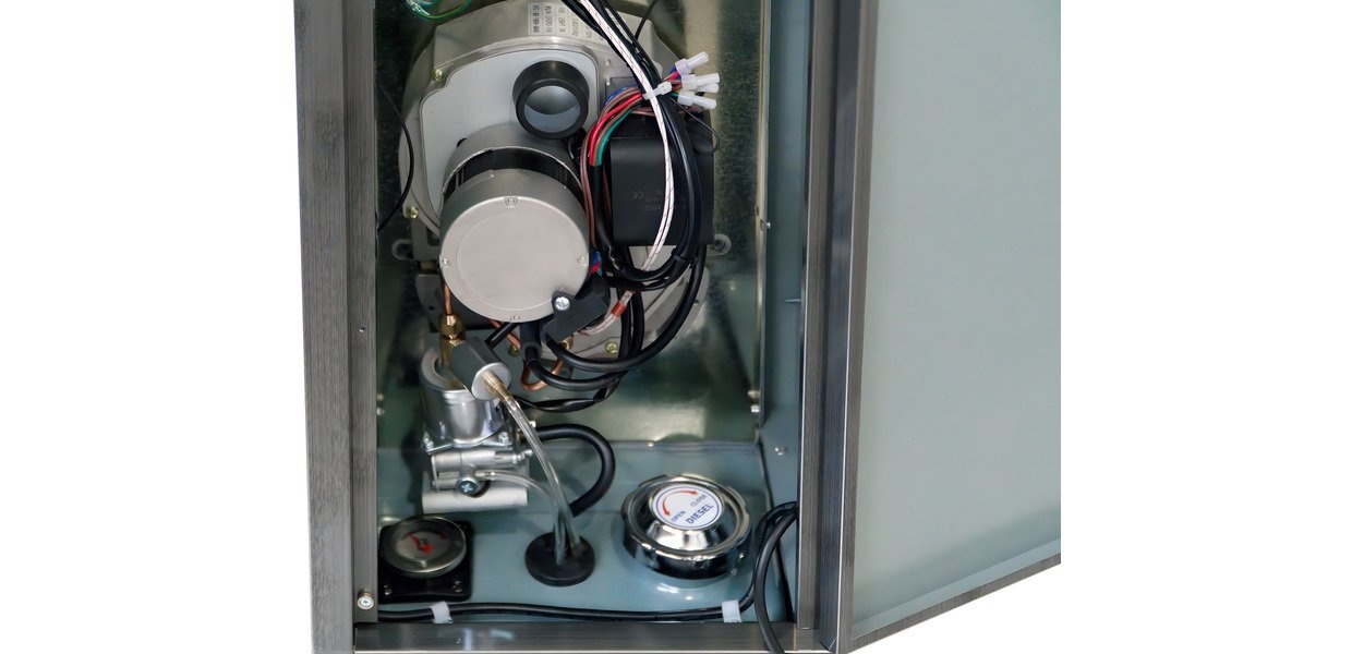 MW TOOLS Infrarood dieselstraler Pro 16 kW silver 180-920 m³