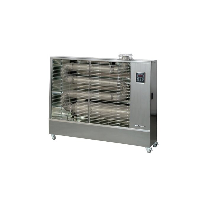 MW TOOLS Infrared diesel heater Pro 16 kW silver 180-920 m³