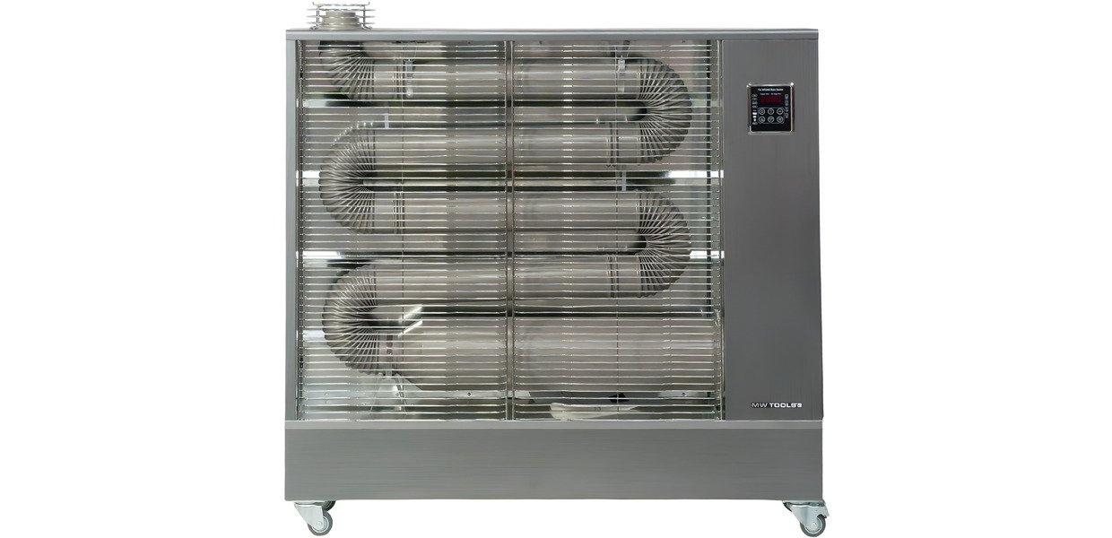 MW TOOLS Infrarood dieselstraler Pro 21 kW silver 220-1200 m³ MW Tools