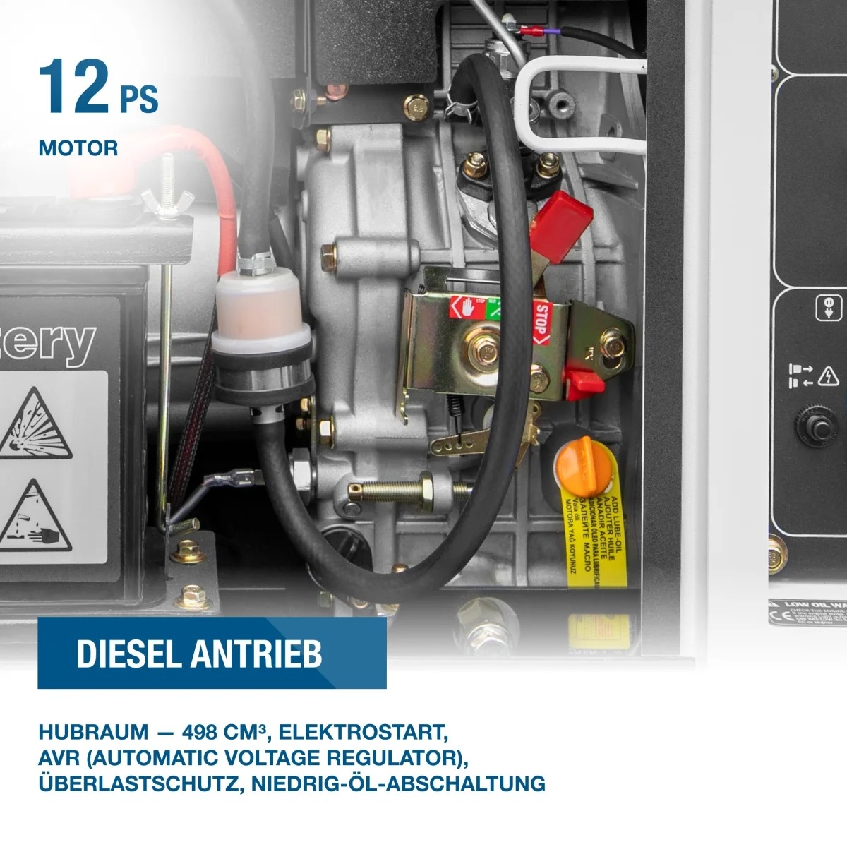 HYUNDAI POWER PRODUCTS HYUNDAI Dieselgenerator DHY8600SE-T D