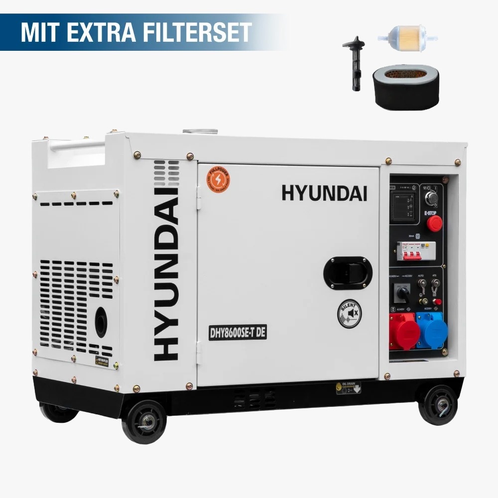 HYUNDAI POWER PRODUCTS HYUNDAI Dieselgenerator DHY8600SE-T D