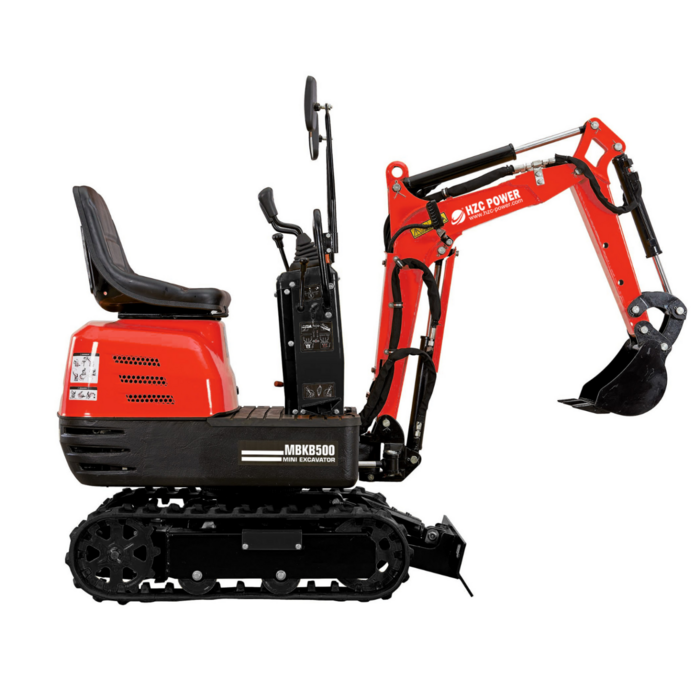 hzc MBKB500 mini excavator, petrol, 563 kg, narrow