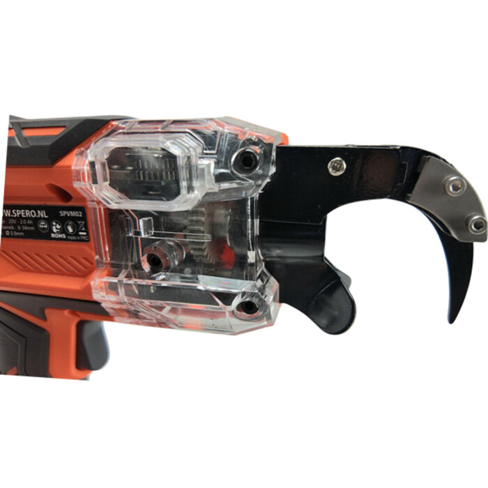 Spero tools Akku Flechtmaschine inkl. 2x Li-Ion Akkus, Ladegerät, Akku Extender, Zange & Koffer SPVM01A