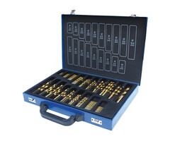 Holzmann Spiraalboorset HSS, 170 stuks, 1-10 mm, TiN