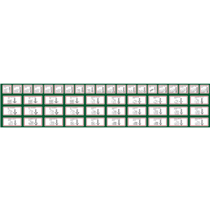 Holzmann 50-delige freesbitset in een aluminium koffer