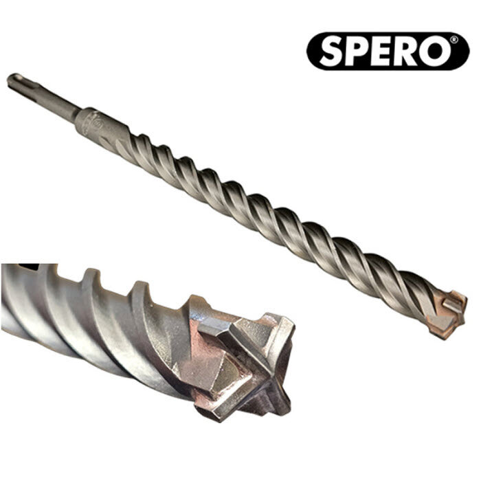 Spero tools 12 x 210mm 4-CUTTER - SDS-PLUS PRO Hammer Drill - SPERO