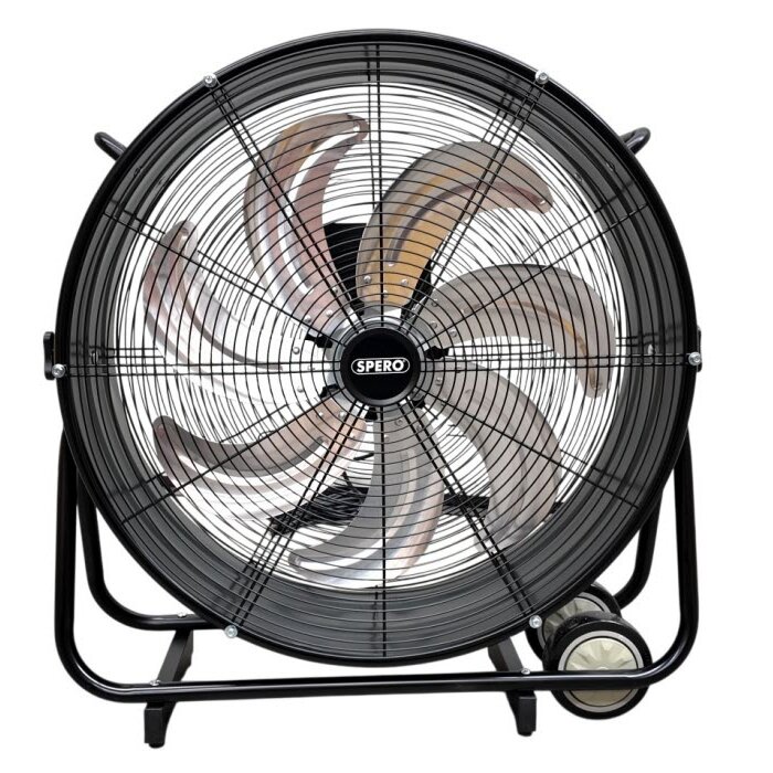 Spero 14,000 m³/h - 60cm Fan Low Noise Industrial Drum Floor Fan Tiltable - SPV601